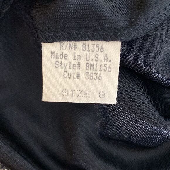 Vintage 90s Andrea Polizzi for Rex Lester animal print shimmer mini dress size 8 - Picture 5 of 10